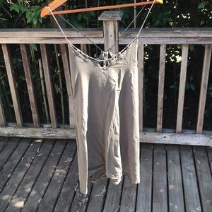 Sadie & Sage olive green summer dress/long tank